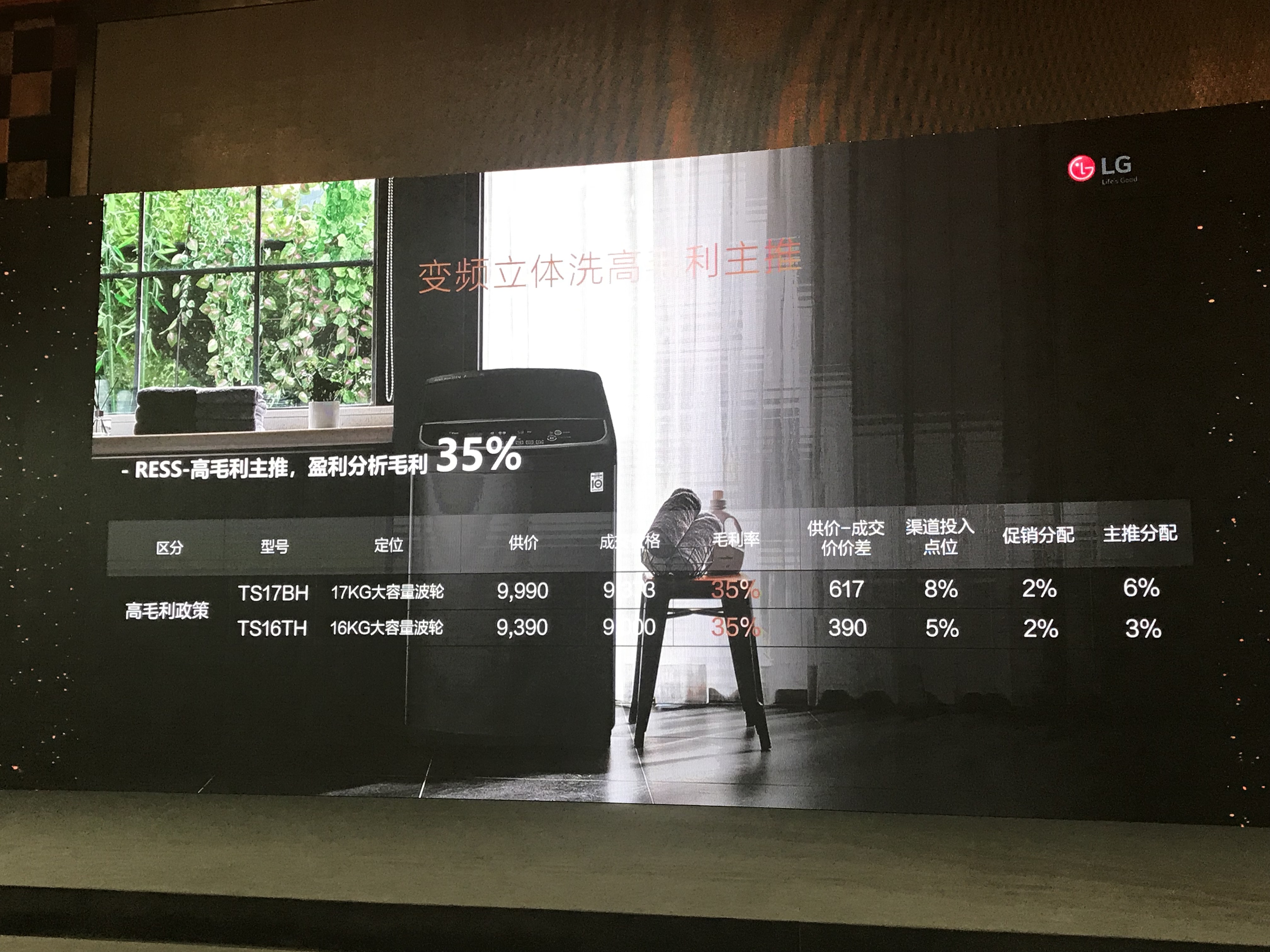 LG 洗衣机新品发布会发布现场第3张 - 夺幕传媒
